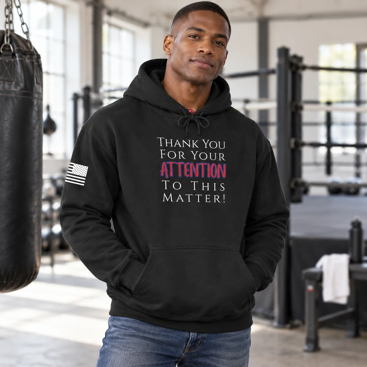 ATTENTION - Black - Back