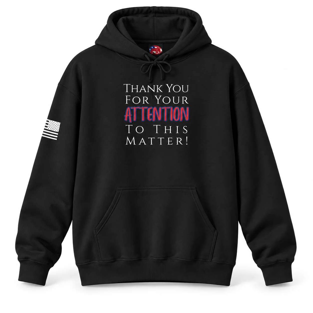 ATTENTION - Black - Front
