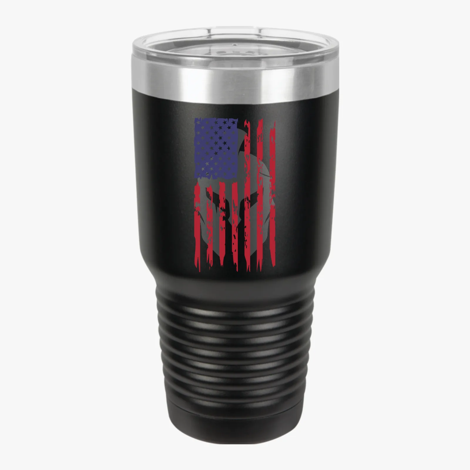 Molon Labe Tumbler – 30oz - Black - Back