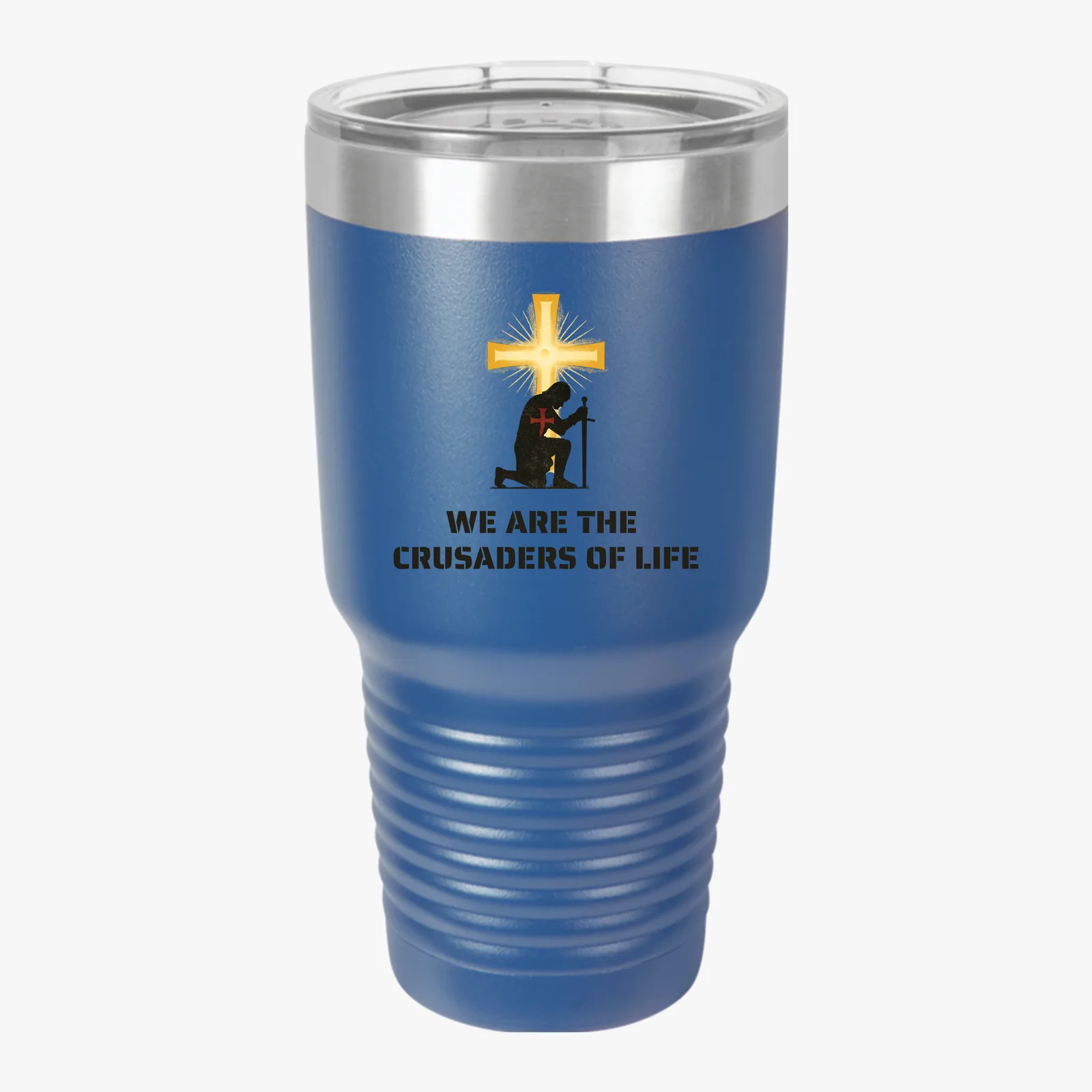 Crusaders of Life, Kneeling Knight - Black - Front