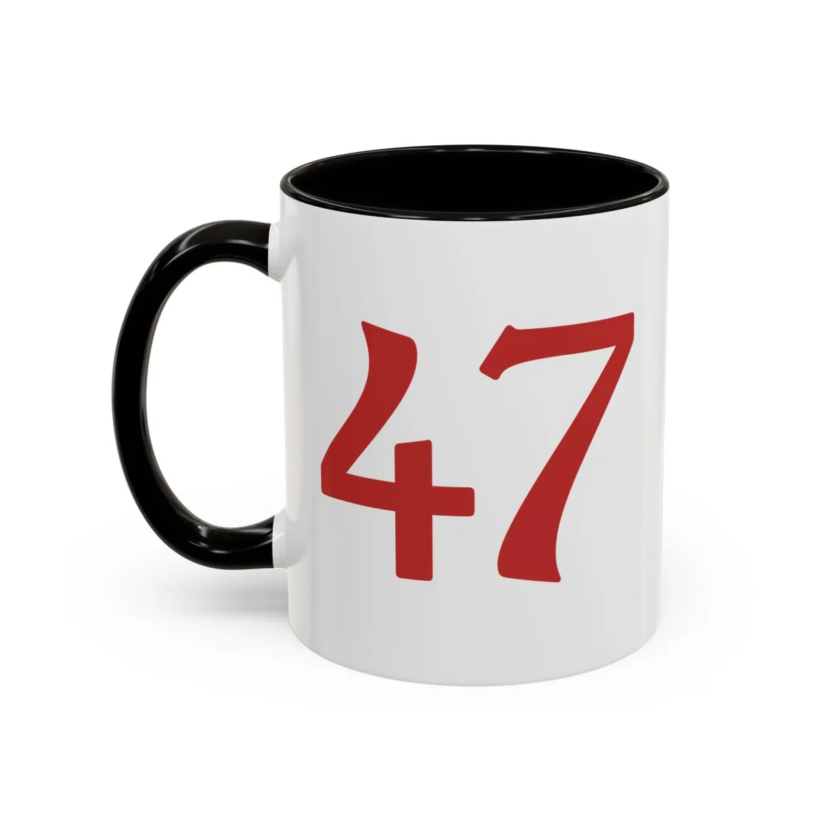 47 Mug - Black - Front