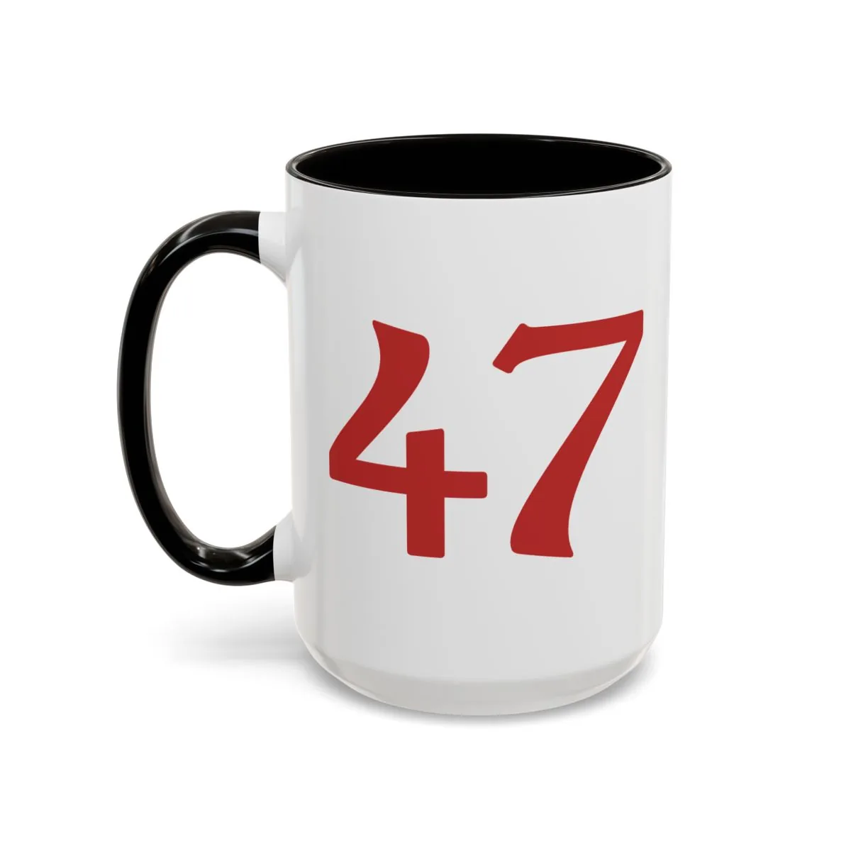 47 Mug - Black - Back
