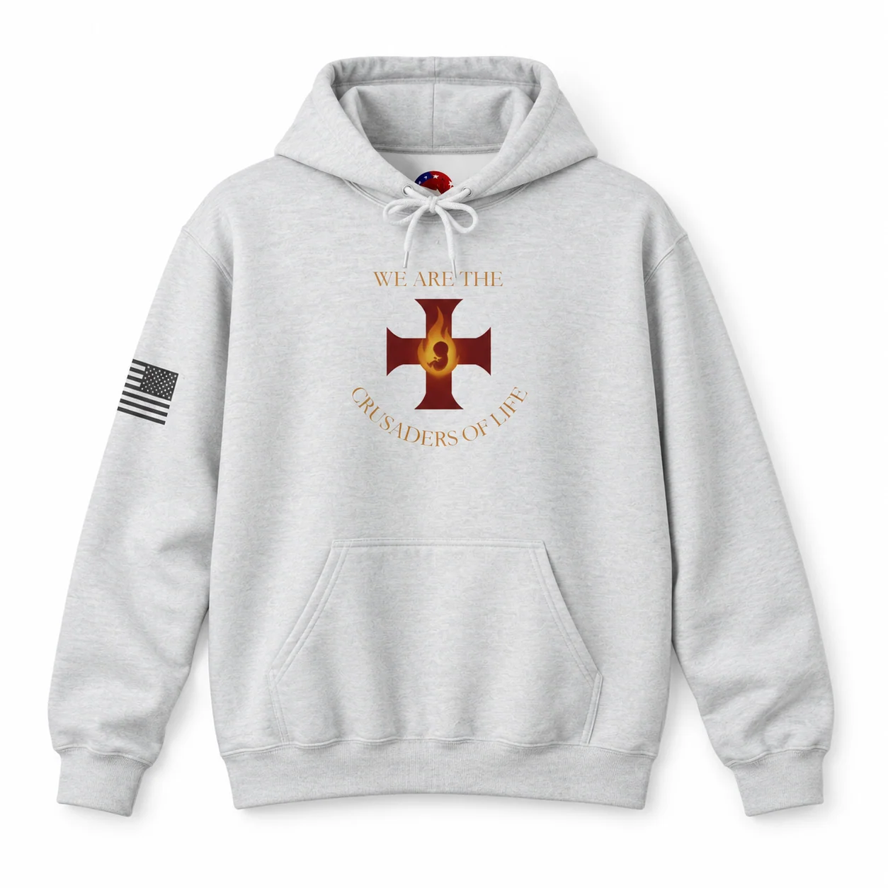 Crusaders of Life Flame Cross - Ash - Front