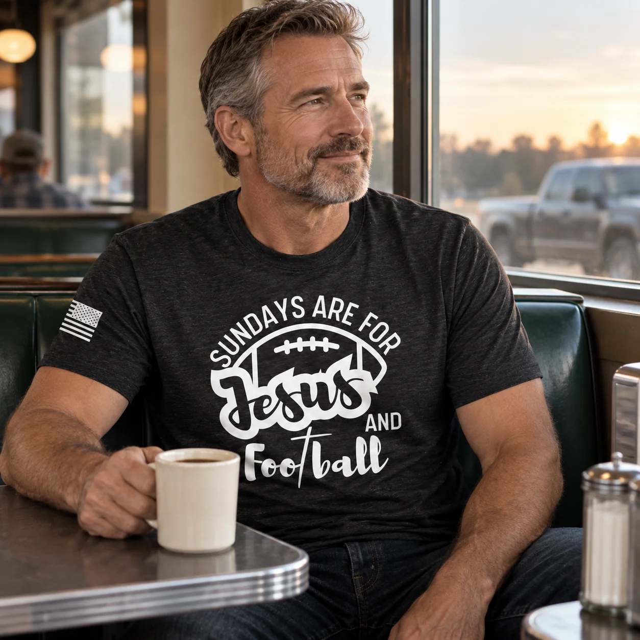 Sundays Are for Jesus and Football T-Shirt -  thumbnail 11
