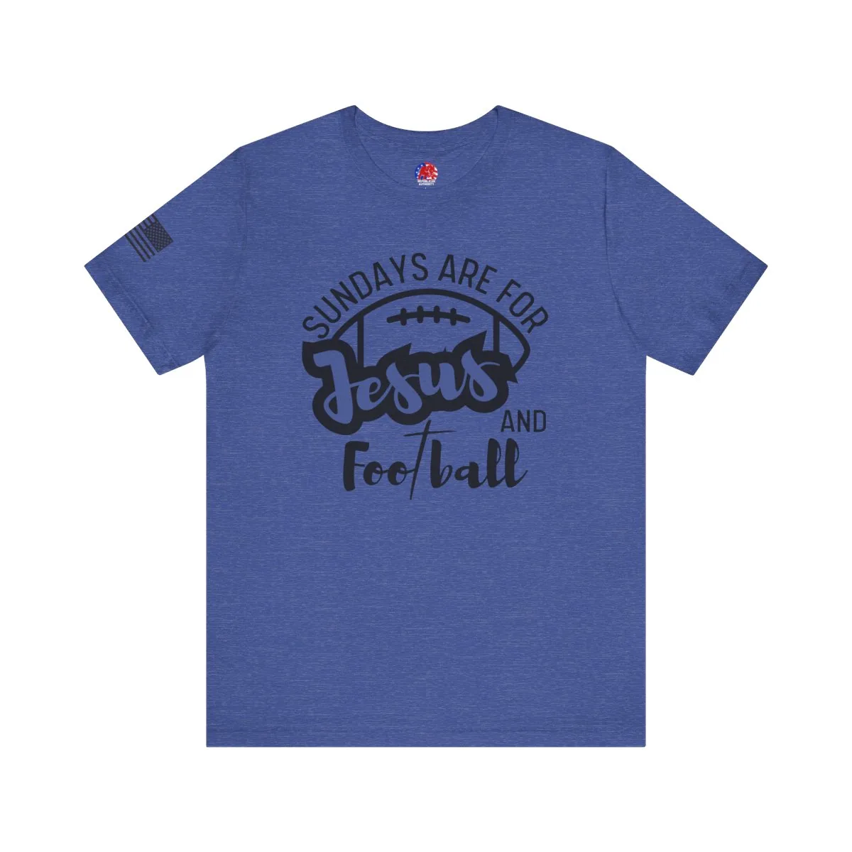 Sundays Are for Jesus and Football T-Shirt -  thumbnail 3