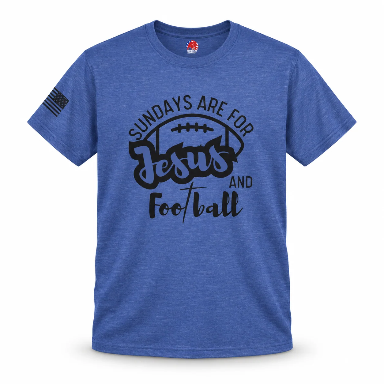 Sundays Are for Jesus and Football - Heather True Royal - Front