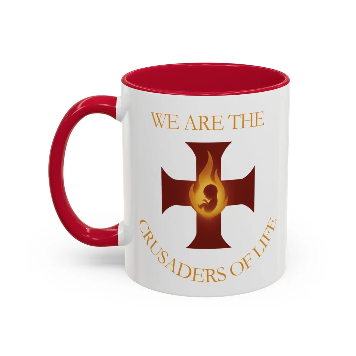 Crusaders of Life Flame Cross Coffee Mug -  thumbnail 3