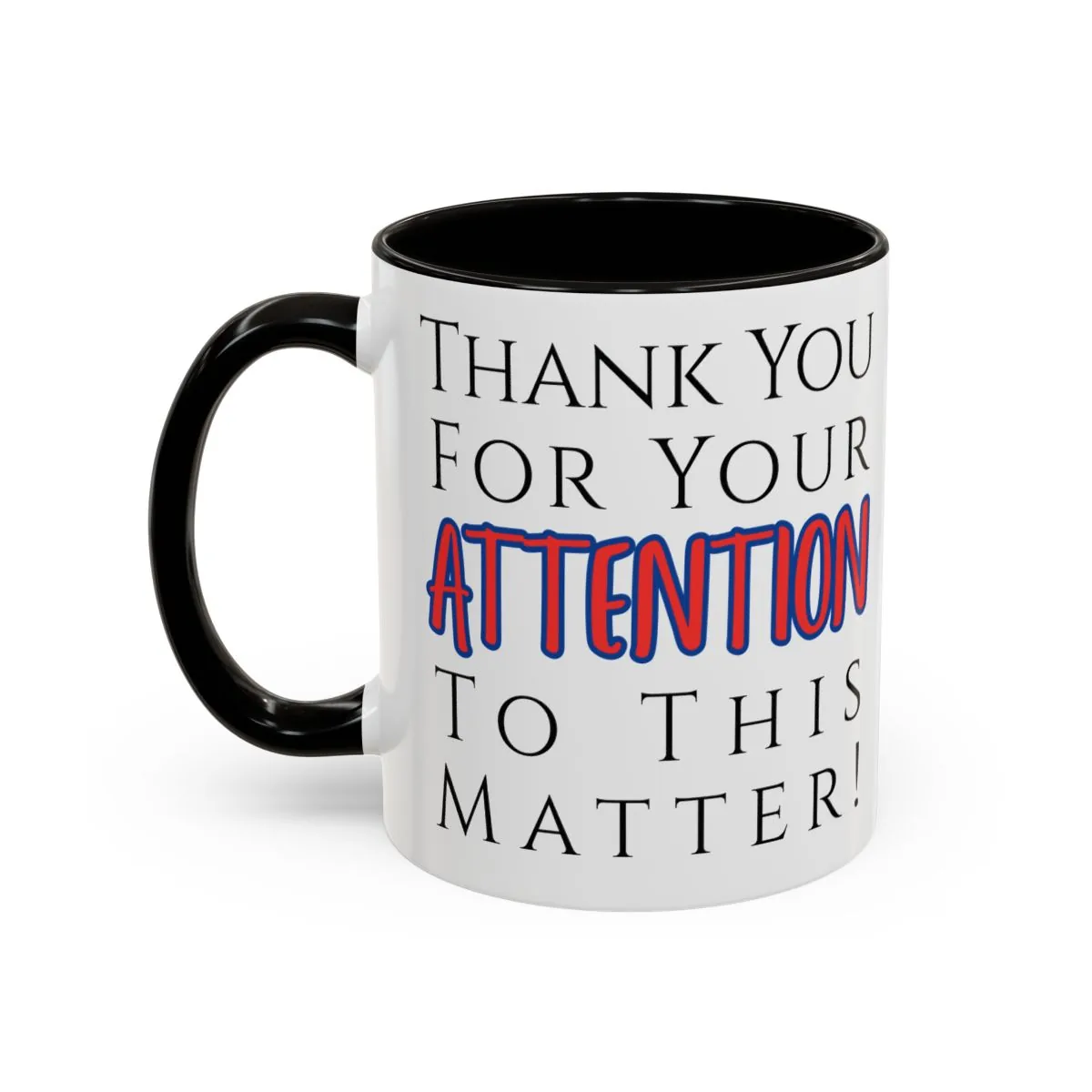 ATTENTION - Black - Front
