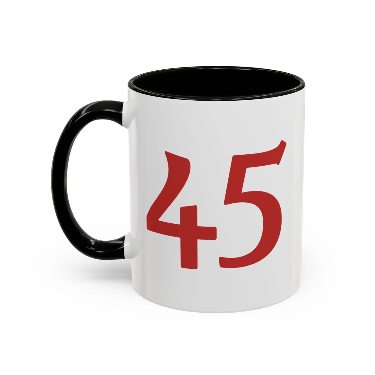 45 Mug - Black - Front