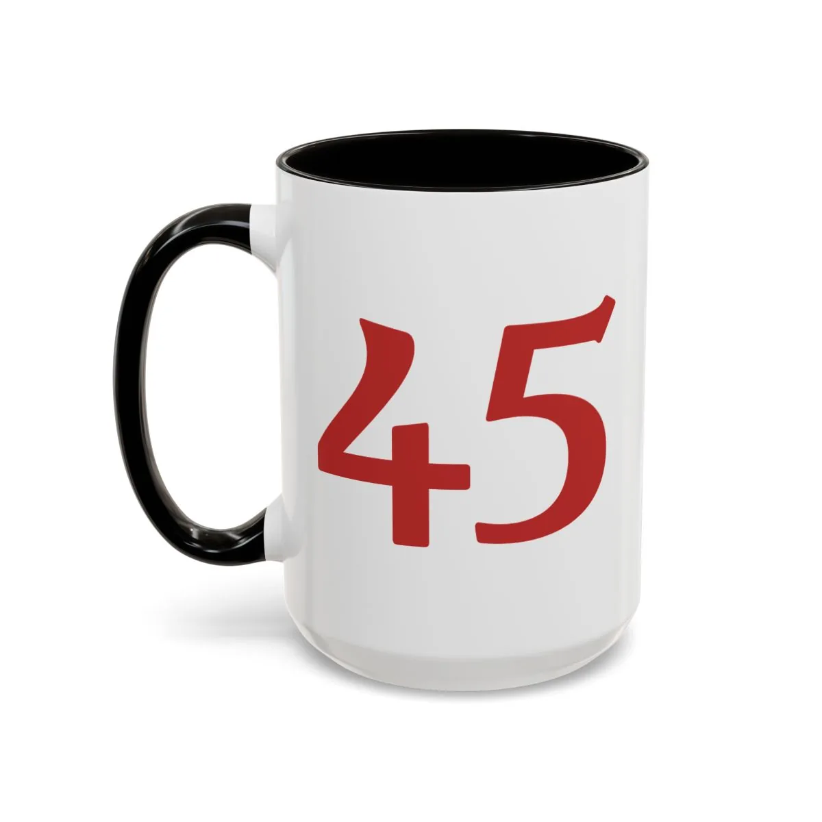 45 Mug - Black - Back