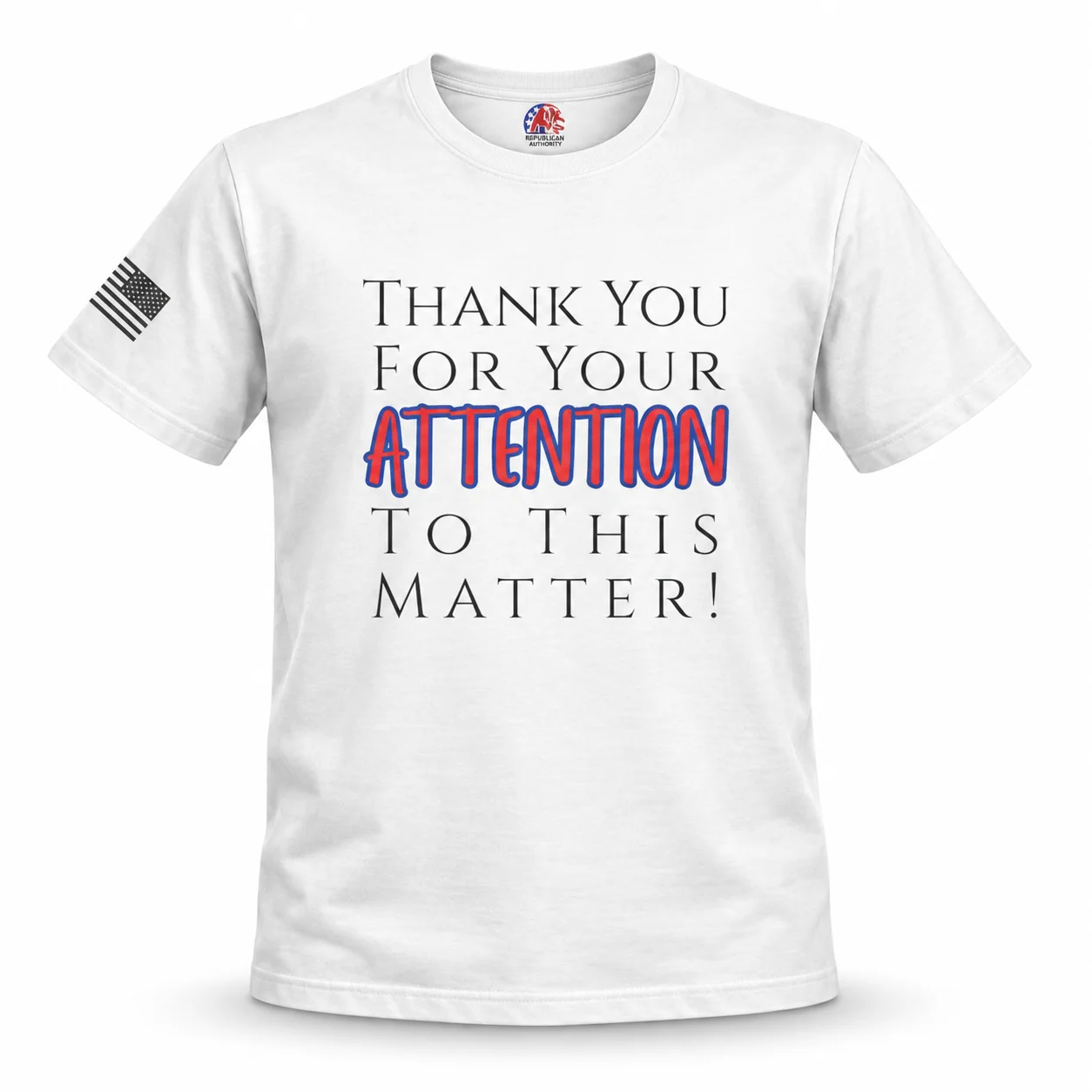 ATTENTION - Solid White Blend - Front