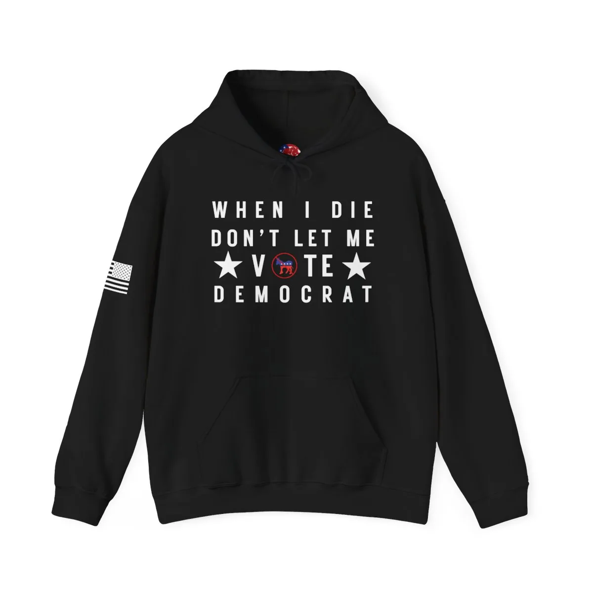 Don't Let Me Vote Democrat Hoodie -  thumbnail 3