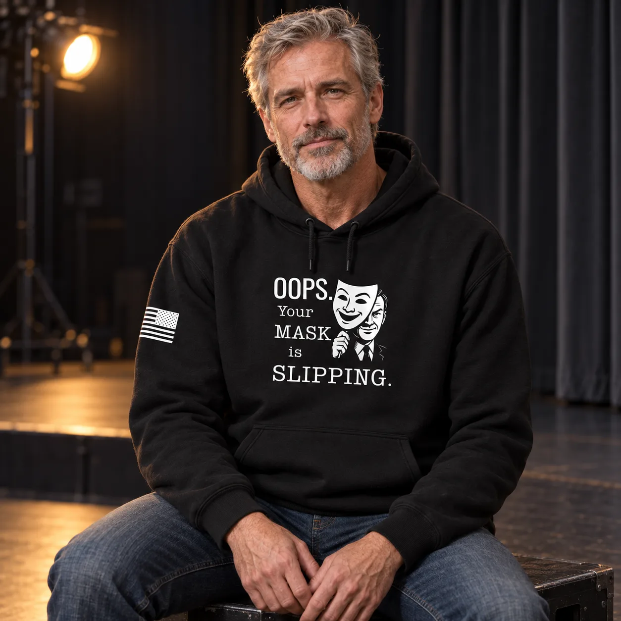 Your Mask is Slipping Hoodie -  thumbnail 4