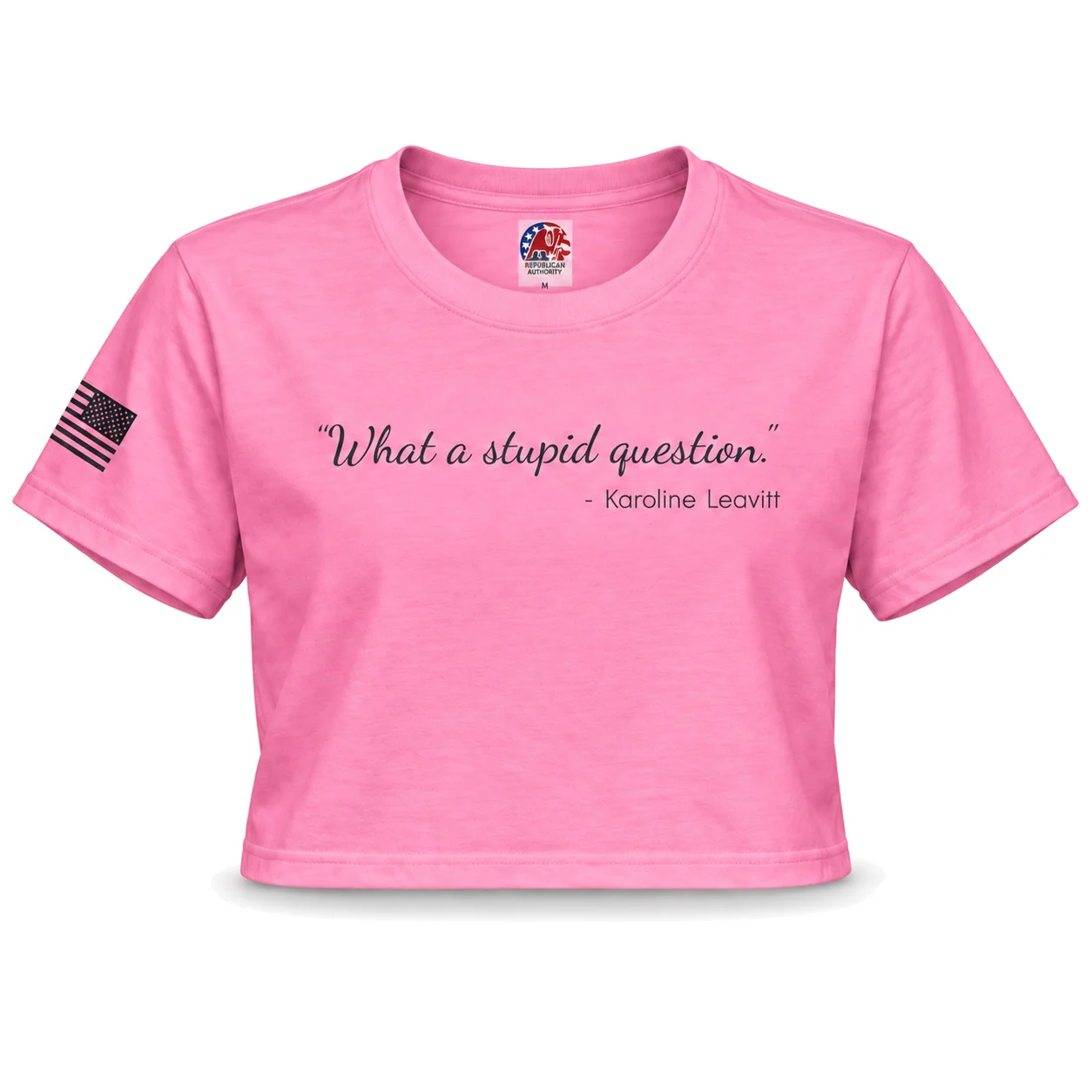 The "Stupid Question" Tee: Women's Version, Cropped -  thumbnail 17