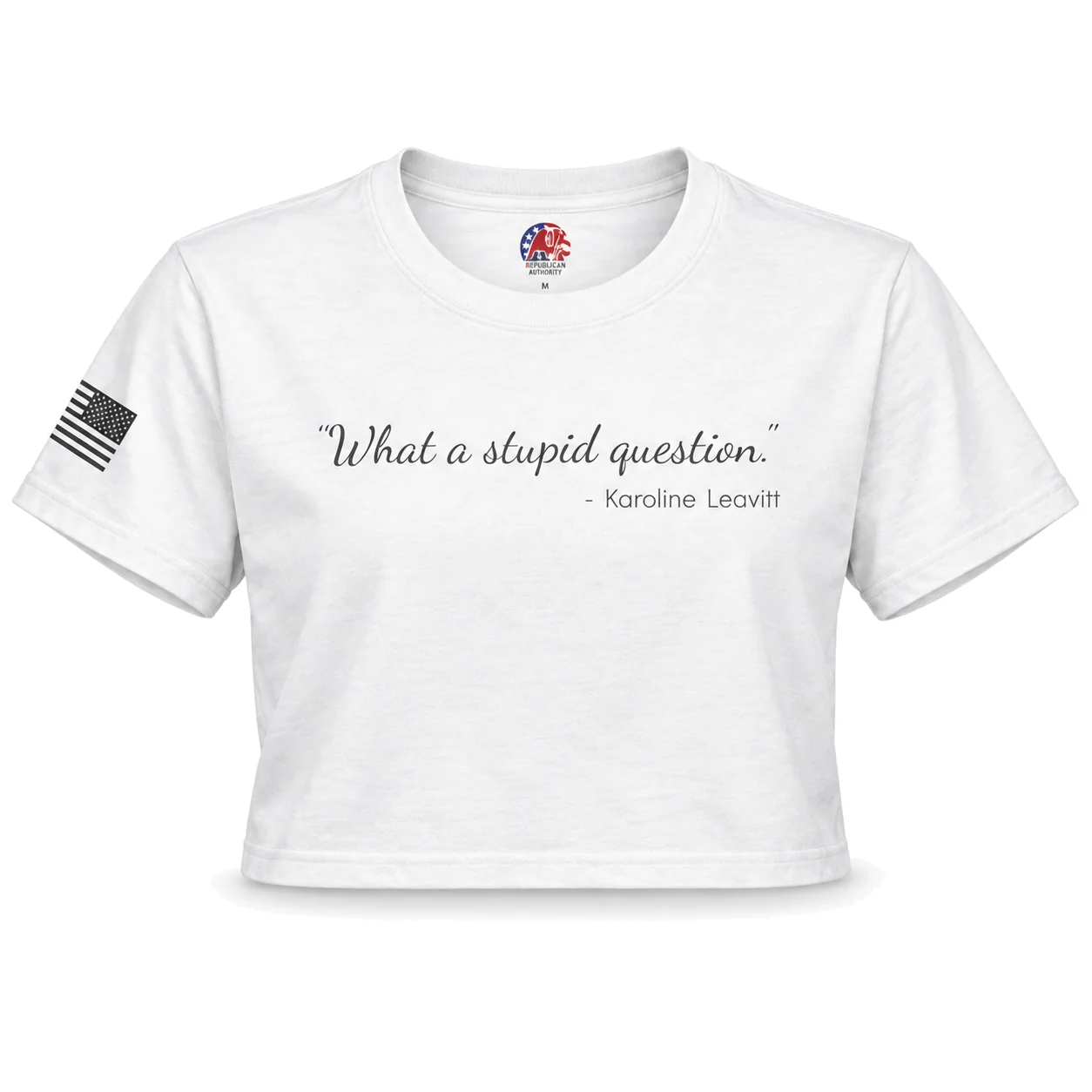 The "Stupid Question" Tee: Women's Version, Cropped -  thumbnail 24