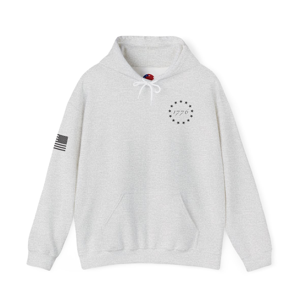 Declaration of Independence Hoodie - Ash - Front