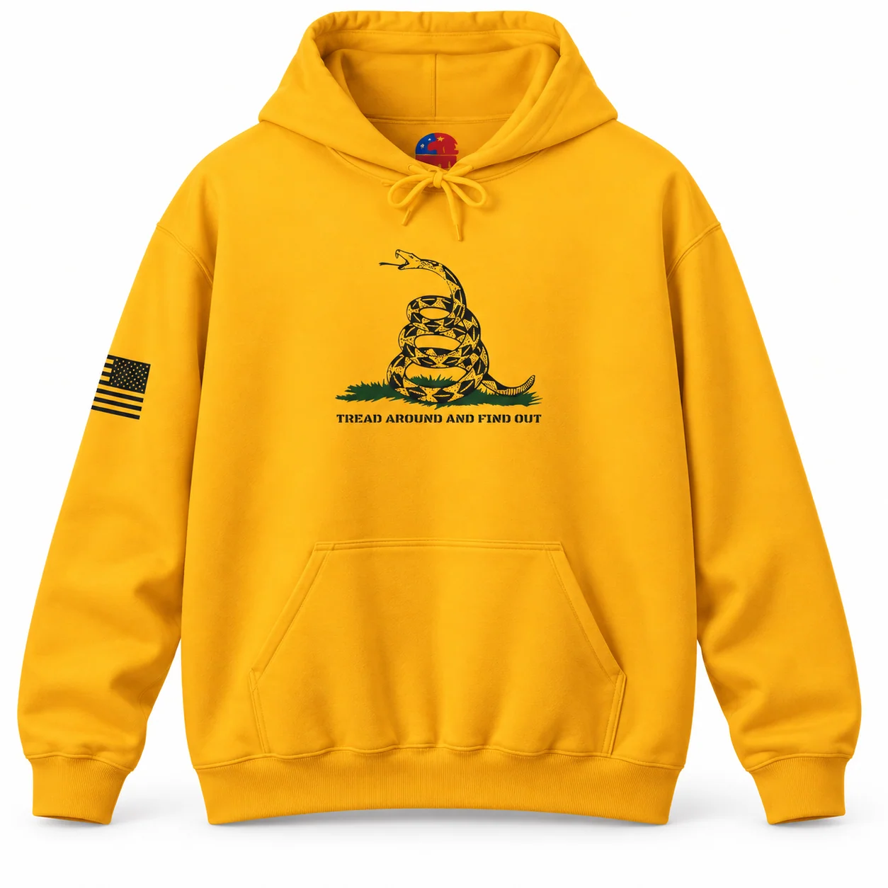 Tread Around and Find Out - Gold - Front