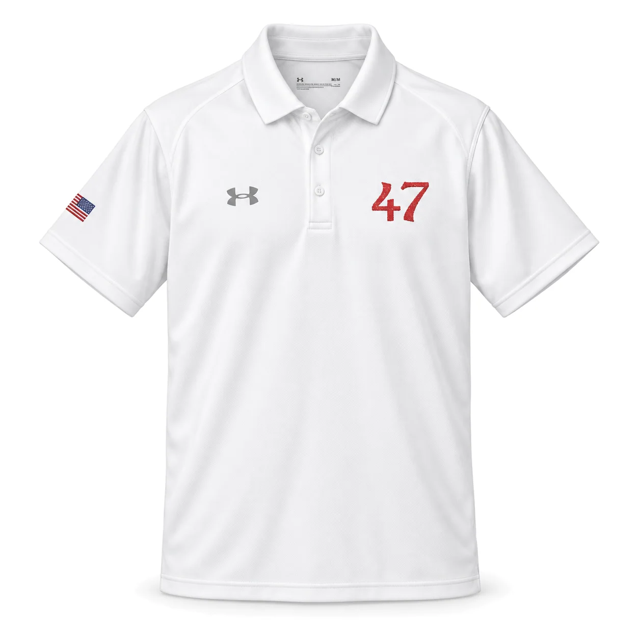 47 Polo – Under Armour Edition - White - Front