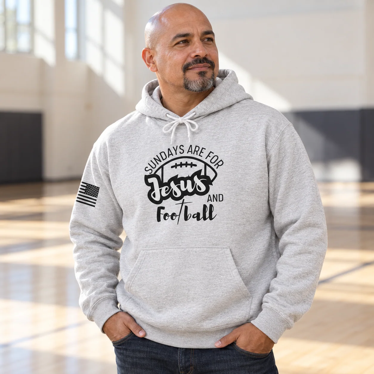 Sundays Are for Jesus and Football Hoodie -  thumbnail 11