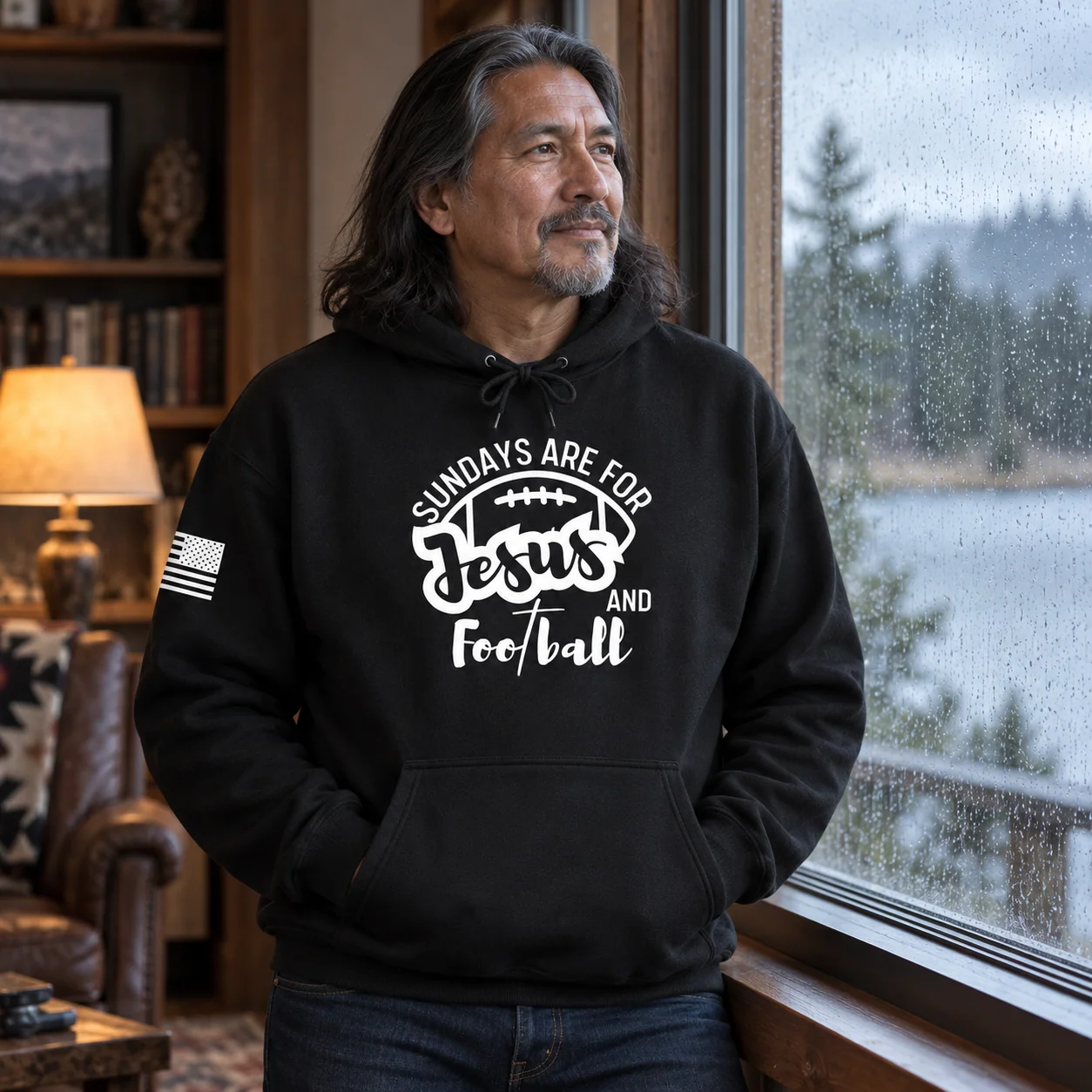Sundays Are for Jesus and Football Hoodie -  thumbnail 12