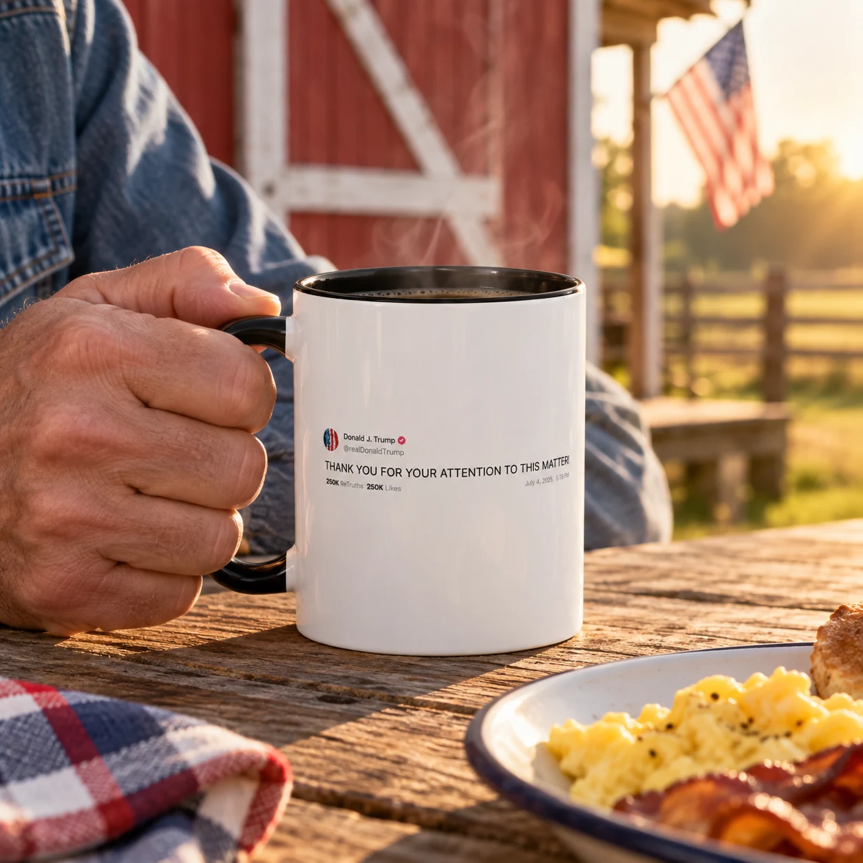 Truth Social Coffee Mug -  thumbnail 4
