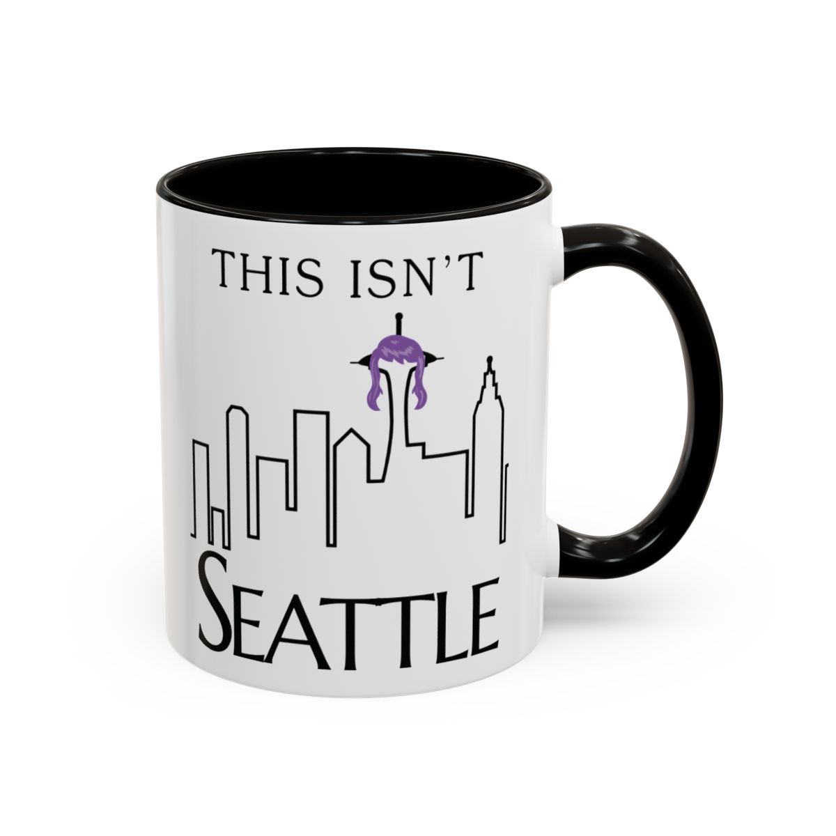 This Isn't Seattle - Black - Front