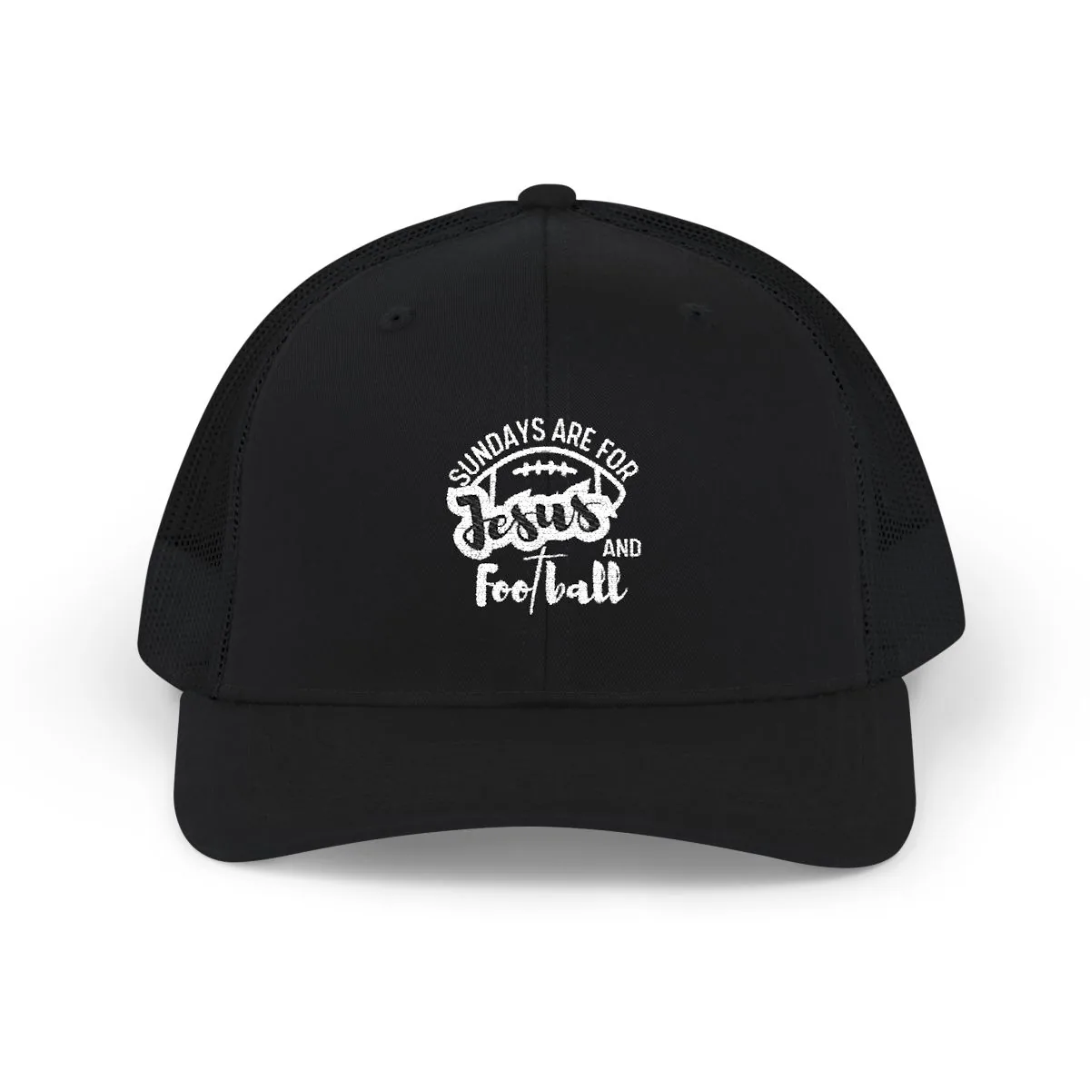 Sundays Are for Jesus and Football - Heather Grey/Black - Front