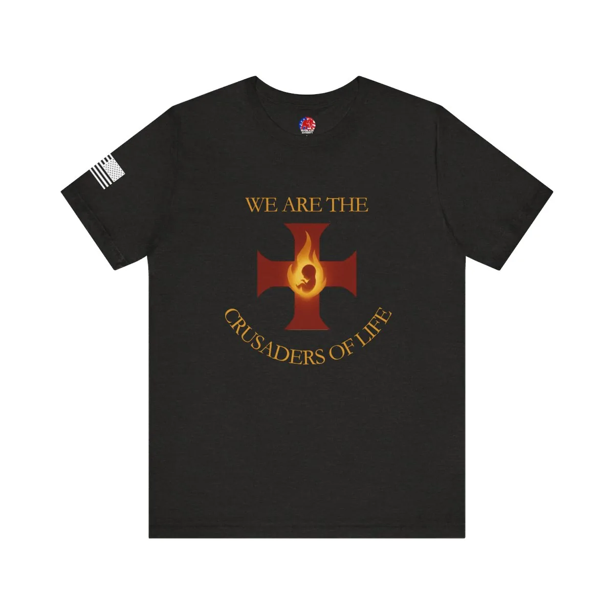 Crusaders of Life Flame Cross T-Shirt -  thumbnail 3