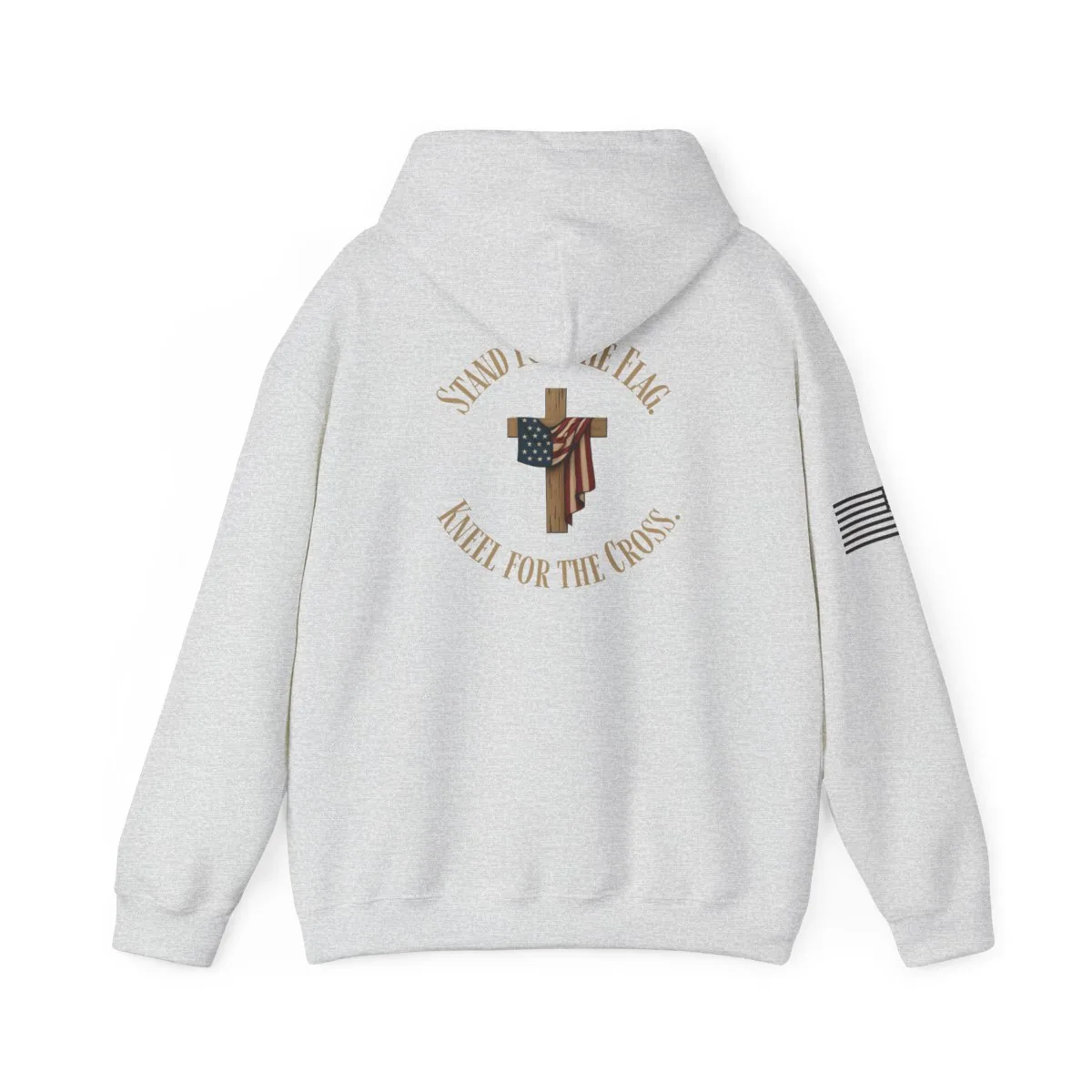 Stand for the Flag. Kneel for the Cross. Hoodie -  thumbnail 2