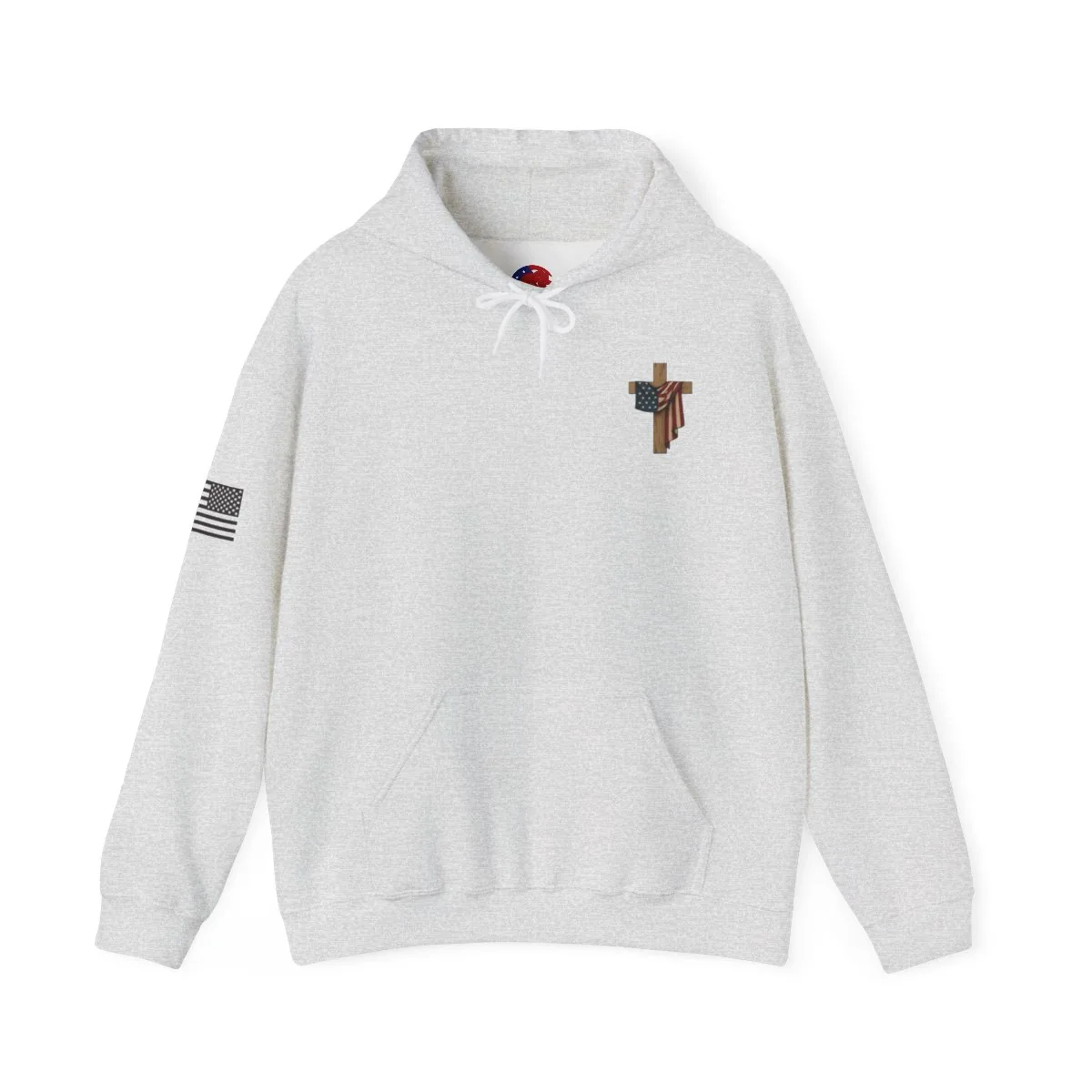 Stand for the Flag. Kneel for the Cross. Hoodie -  thumbnail 4