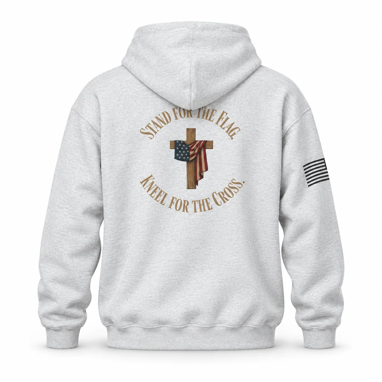 Stand for the Flag. Kneel for the Cross. Hoodie -  thumbnail 14
