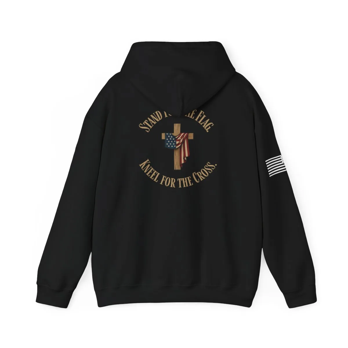 Stand for the Flag. Kneel for the Cross. Hoodie -  thumbnail 10