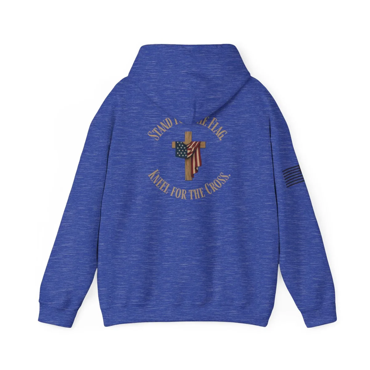 Stand for the Flag. Kneel for the Cross. Hoodie -  thumbnail 5