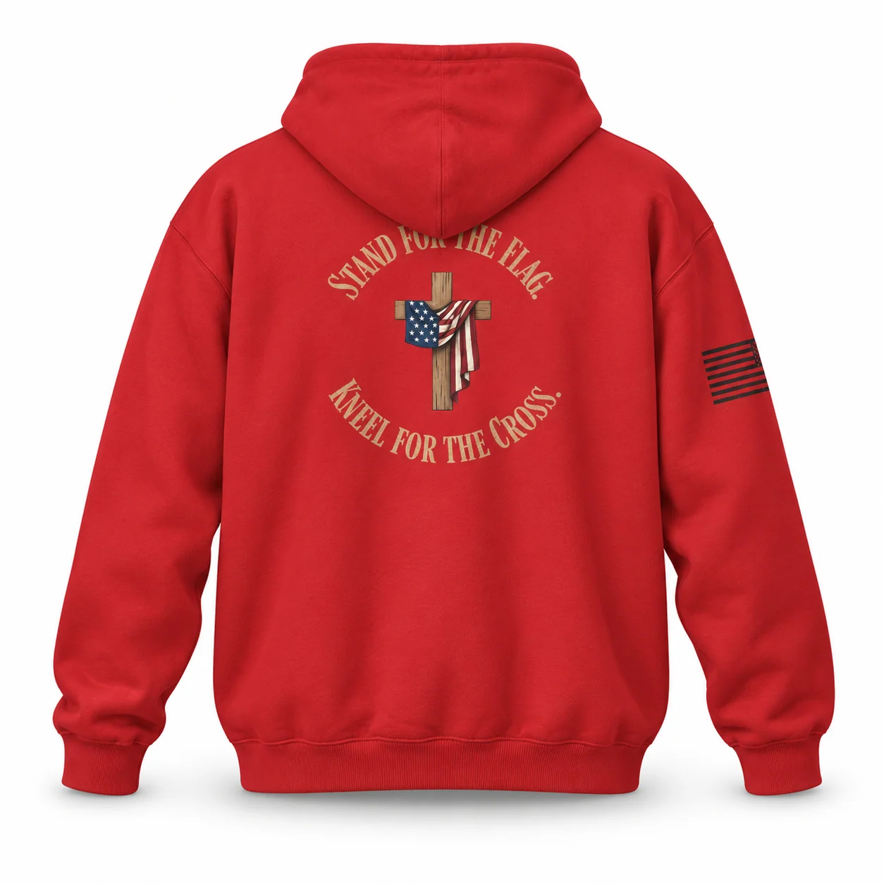 Stand for the Flag. Kneel for the Cross. Hoodie -  thumbnail 20