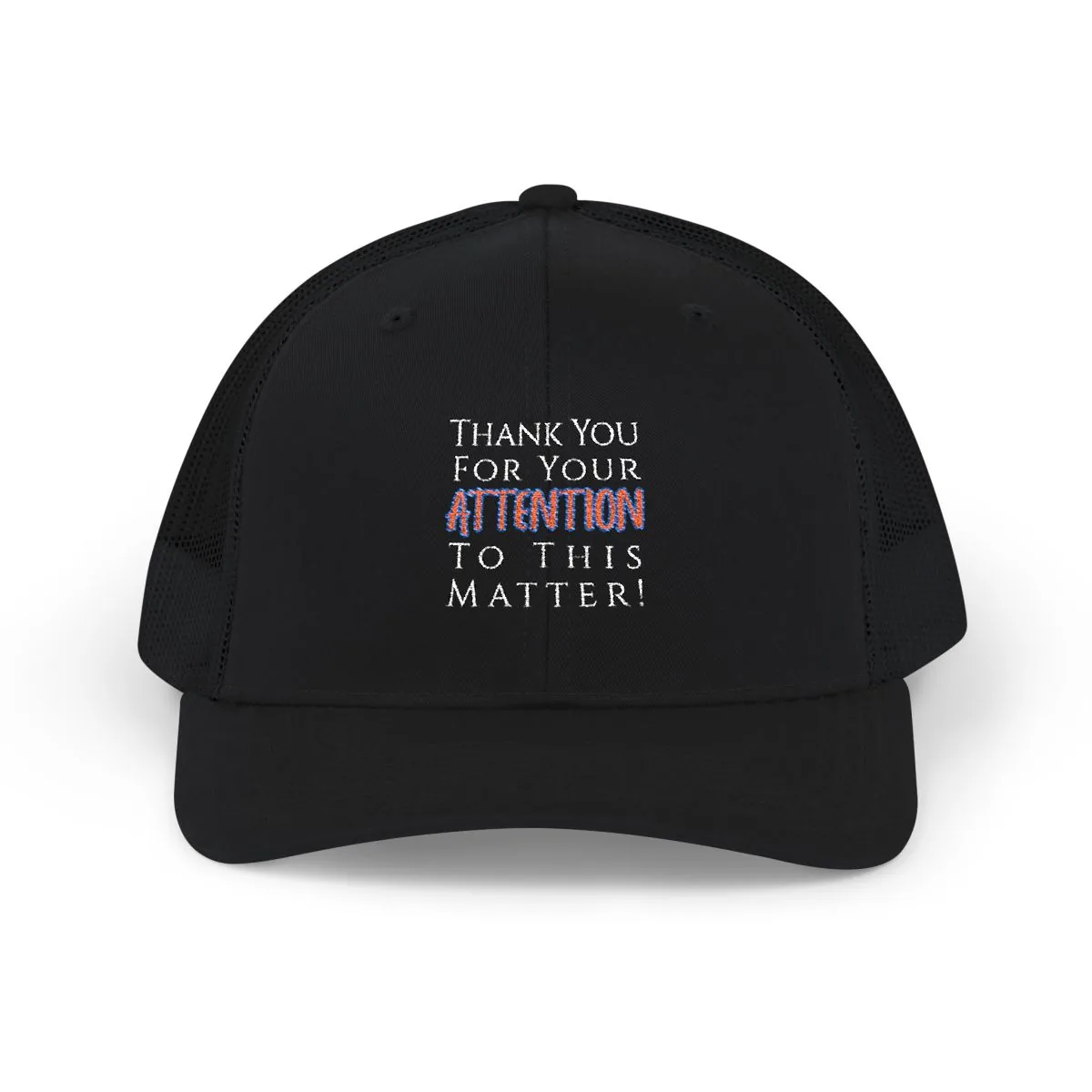 ATTENTION - Black - Front