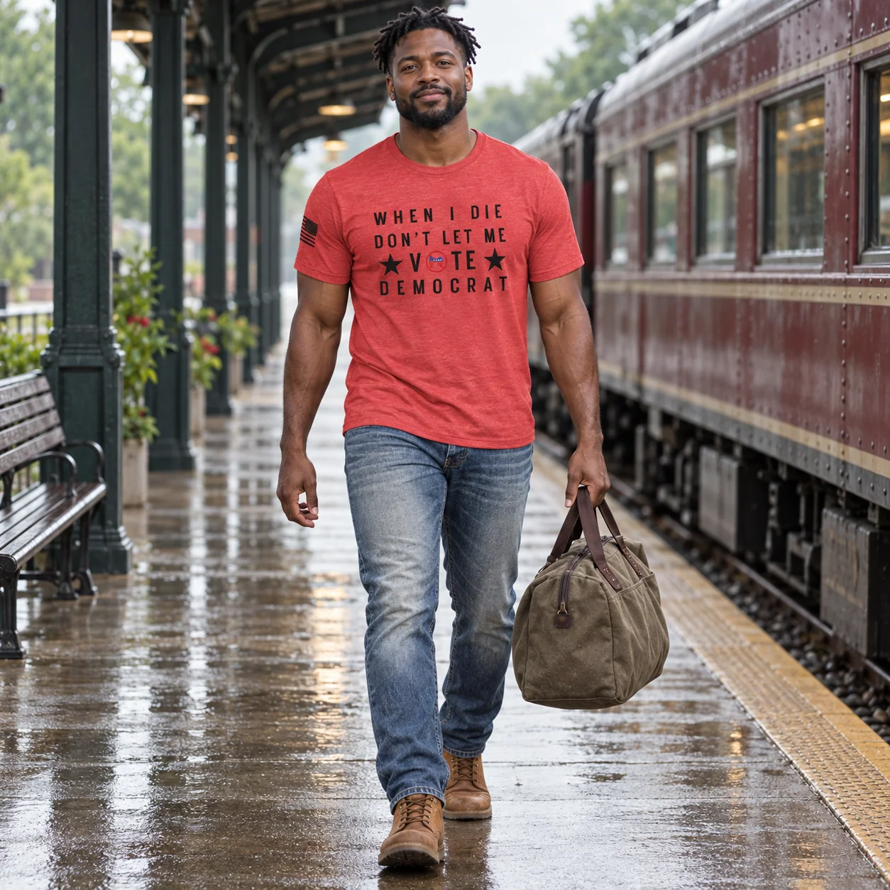 Don't Let Me Vote Democrat T-Shirt -  thumbnail 12