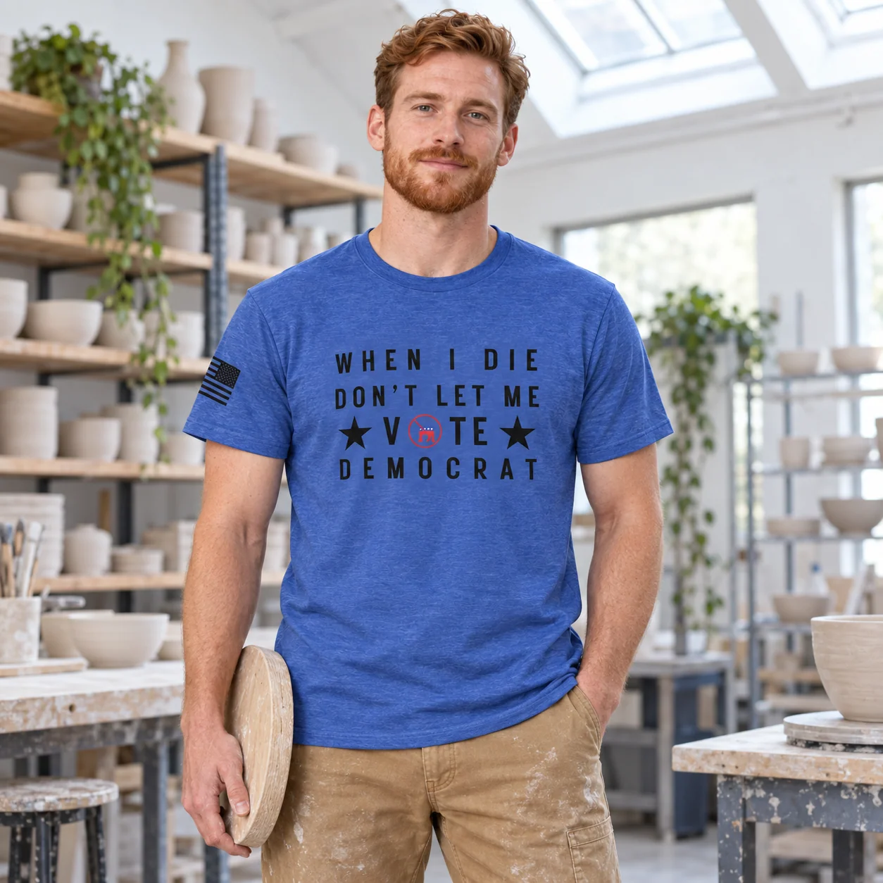 Don't Let Me Vote Democrat T-Shirt -  thumbnail 13