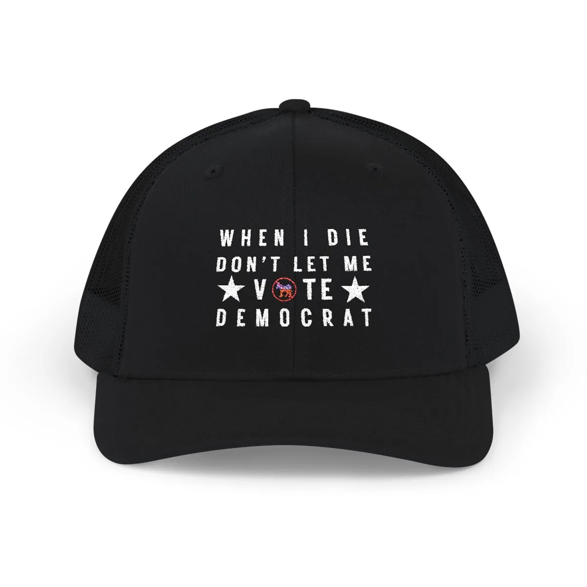 Don't Let Me Vote Democrat - Black - Front