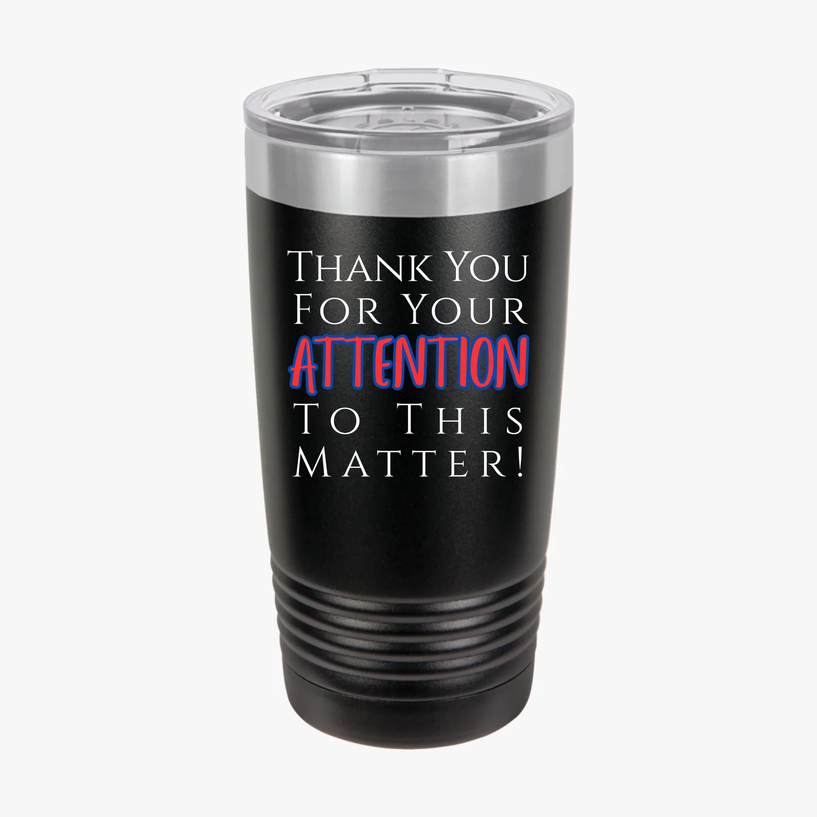 ATTENTION - Black - Front