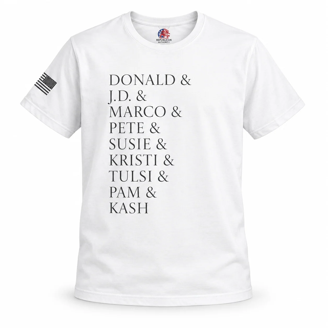 The Patriots Lineup - Solid White Blend - Front