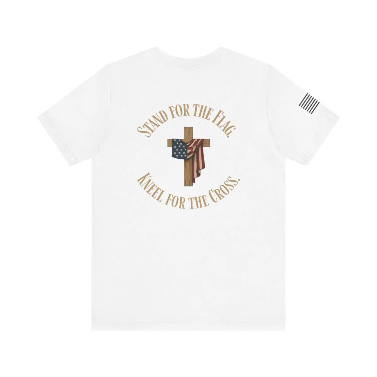 Stand for the Flag. Kneel for the Cross. T-Shirt -  thumbnail 5