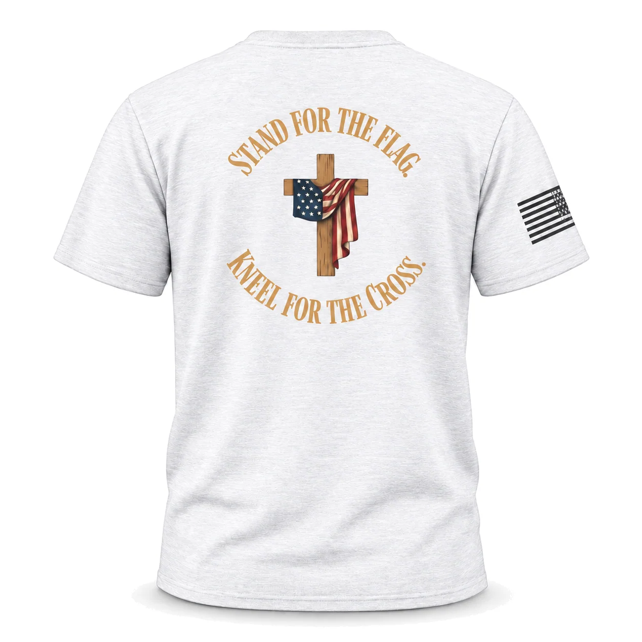 Stand for the Flag. Kneel for the Cross. T-Shirt -  thumbnail 2
