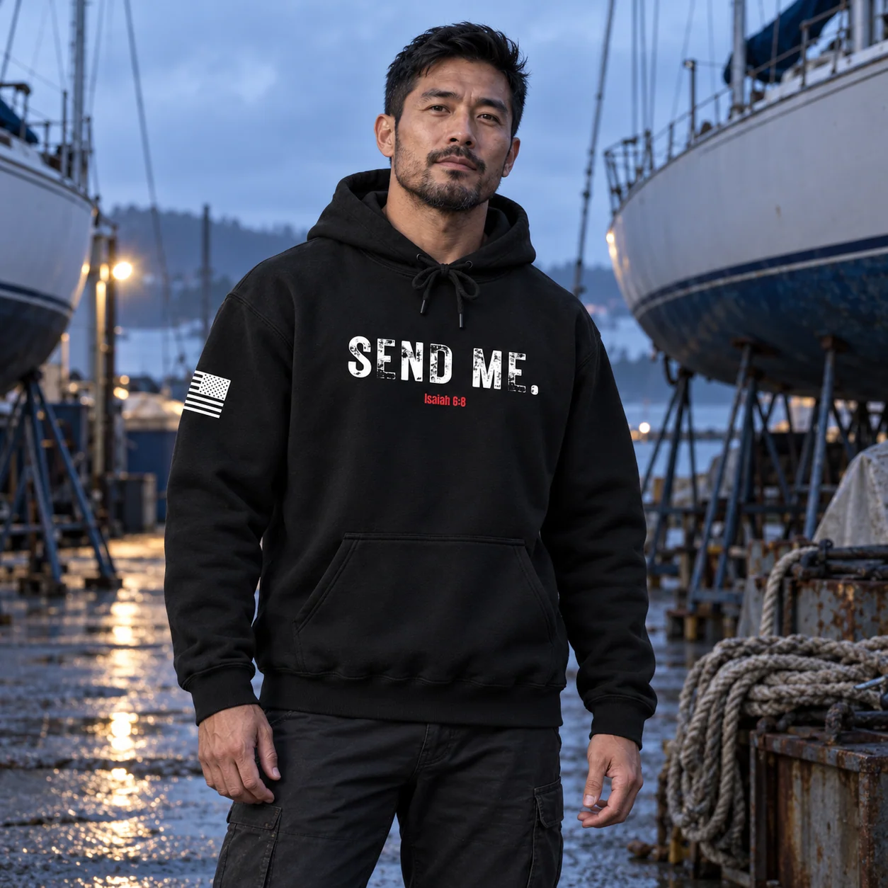 Send Me. - Black - Back